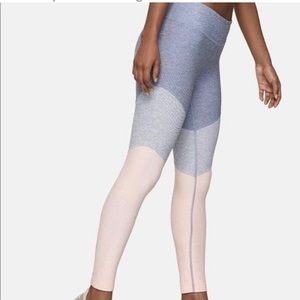 Outdoor Voices gray and pink athletic pants